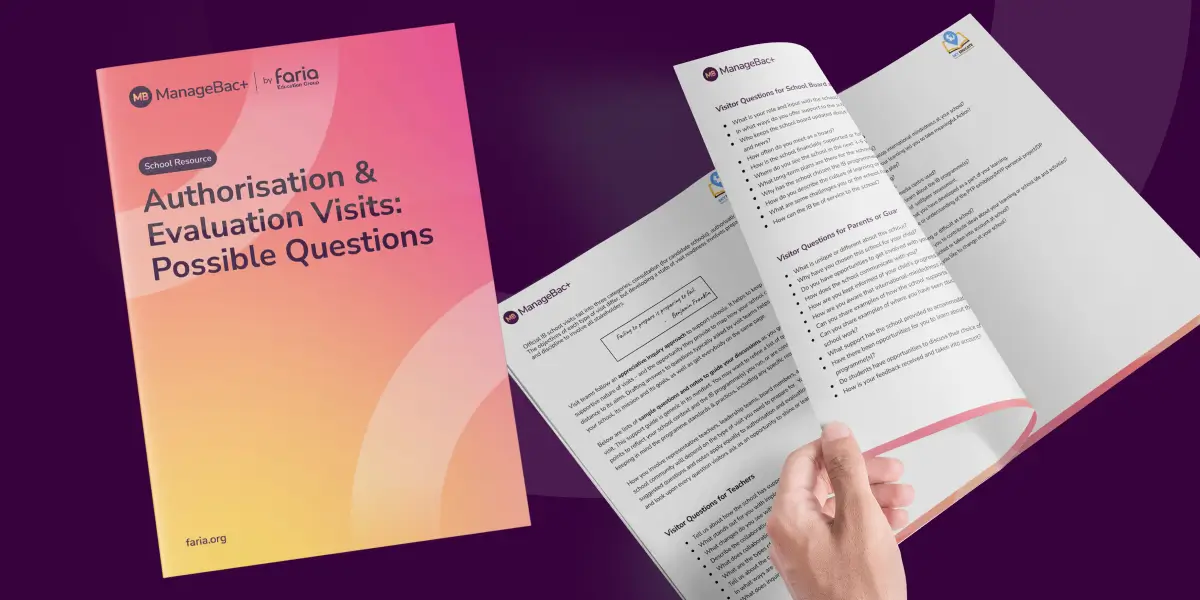 Authorisation & Evaluation Visits: Possible Questions - ManageBac+