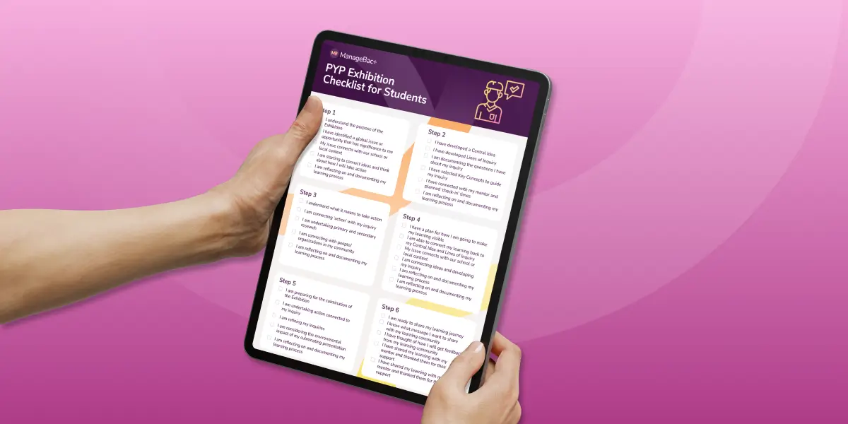 Exhibition Checklist for Students