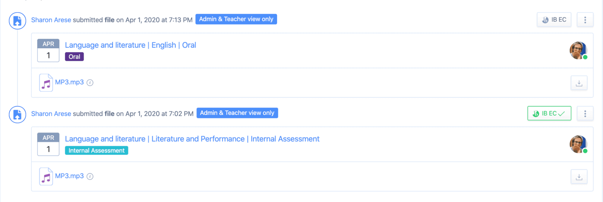 Task Submissions