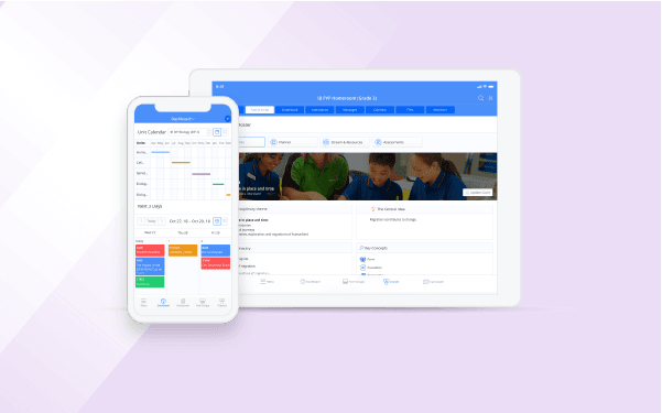 在手机和平板电脑上使用ManageBac+ - ManageBac+