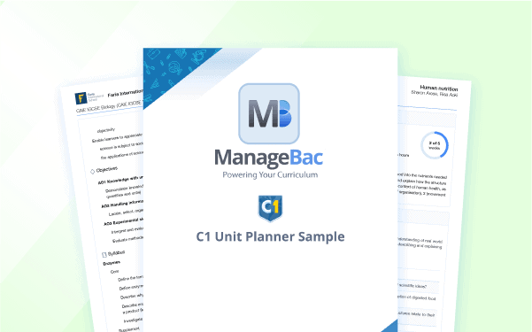 多课程单元计划样本 - ManageBac+