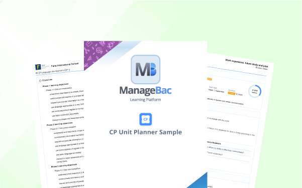 CP单元计划样本 - ManageBac+