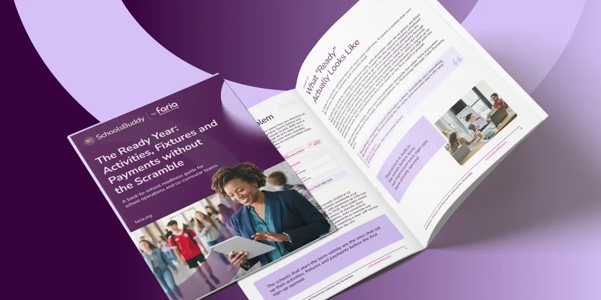 The Ready Year: Activities, Fixtures and Payments without the Scramble - ManageBac