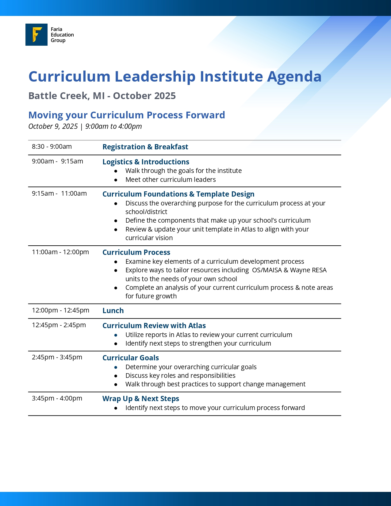 Agenda Image
