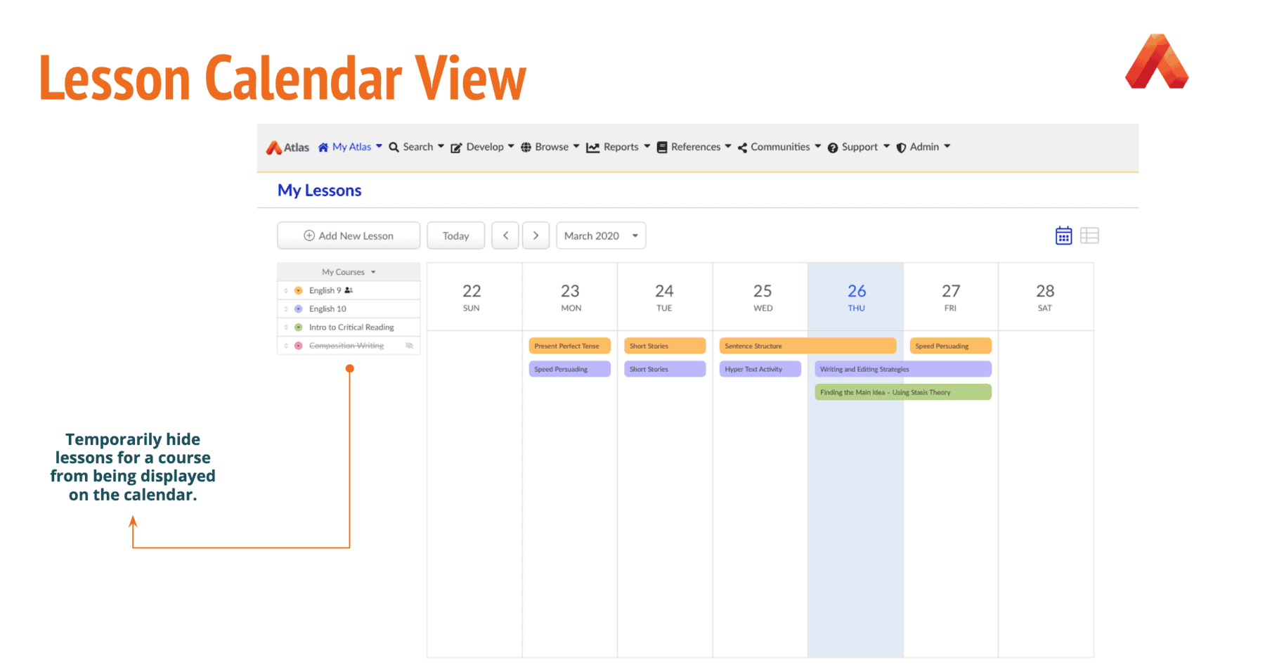 Calendar View